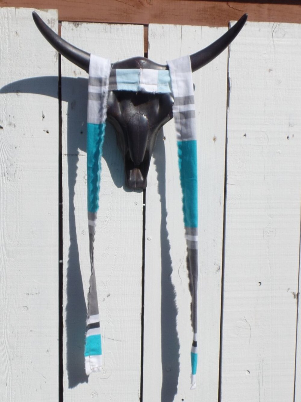 Skinny Scarf Hand Crafted STRIPE